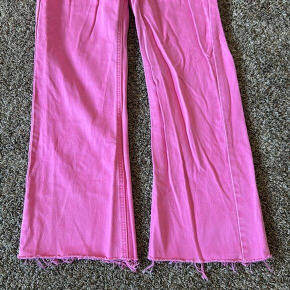 Princess Polly 2 Pink High Rise Mom Cutoffs - Picture 7 of 11